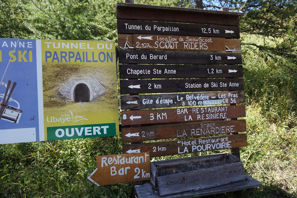 Tunnel du Papaillon geöffnet - Von Vorteil für die Weiterfahrt
