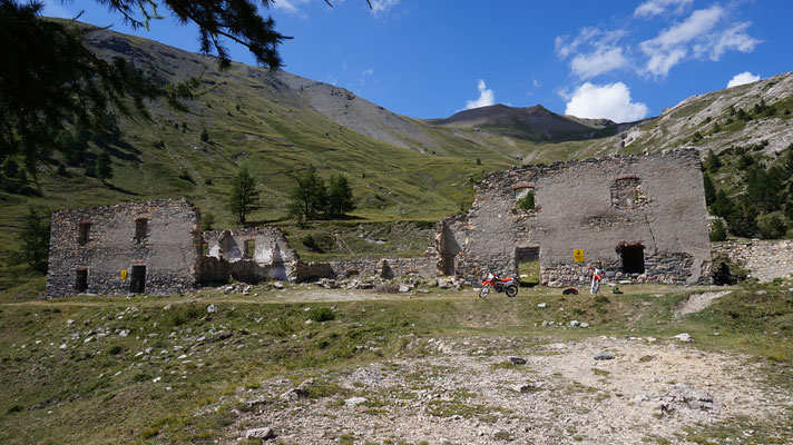 Monte Jafferau Ruinen