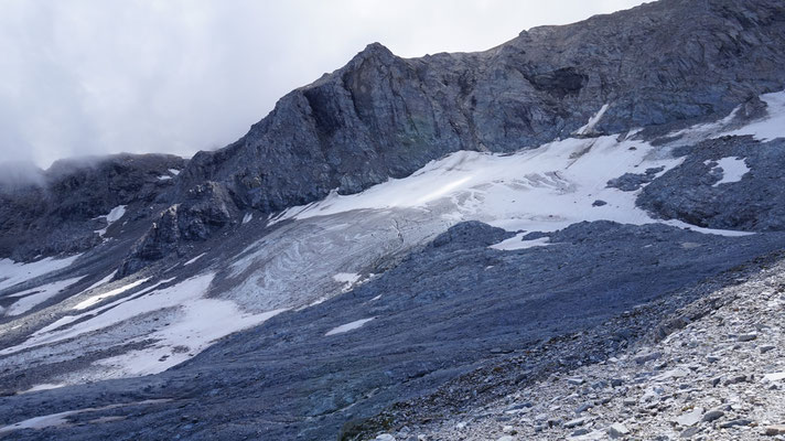 Gletscher am Col de Sommeiller