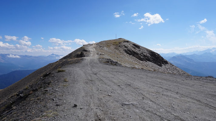 Gipfel des Monte Jafferau