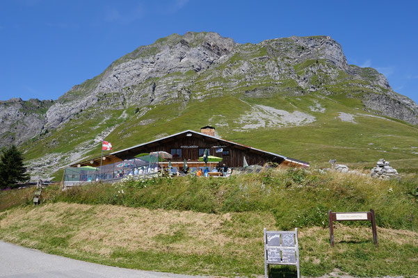 Auberge auf dem Col de L`Arpettaz