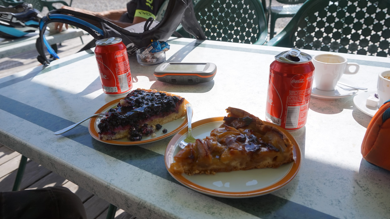 Teuerster Kuchen am Col de Vars - 20 Euro oder so :-(