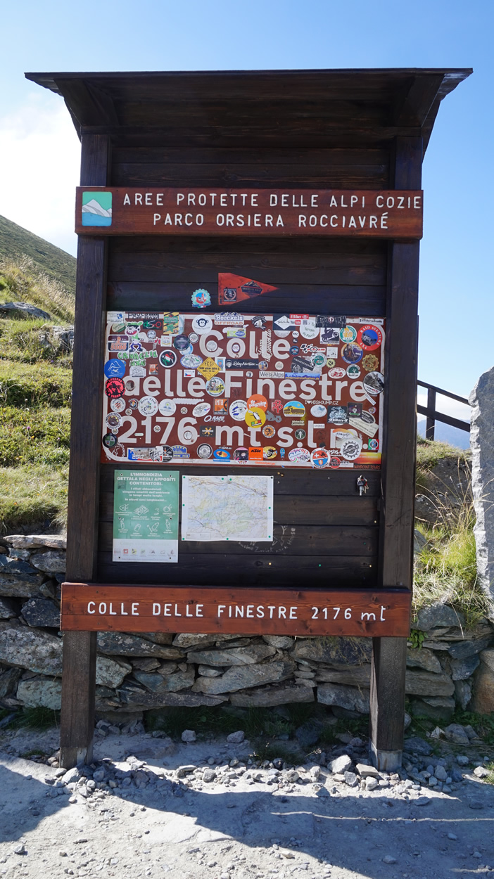 Gipfel des Finestre auf 2176m